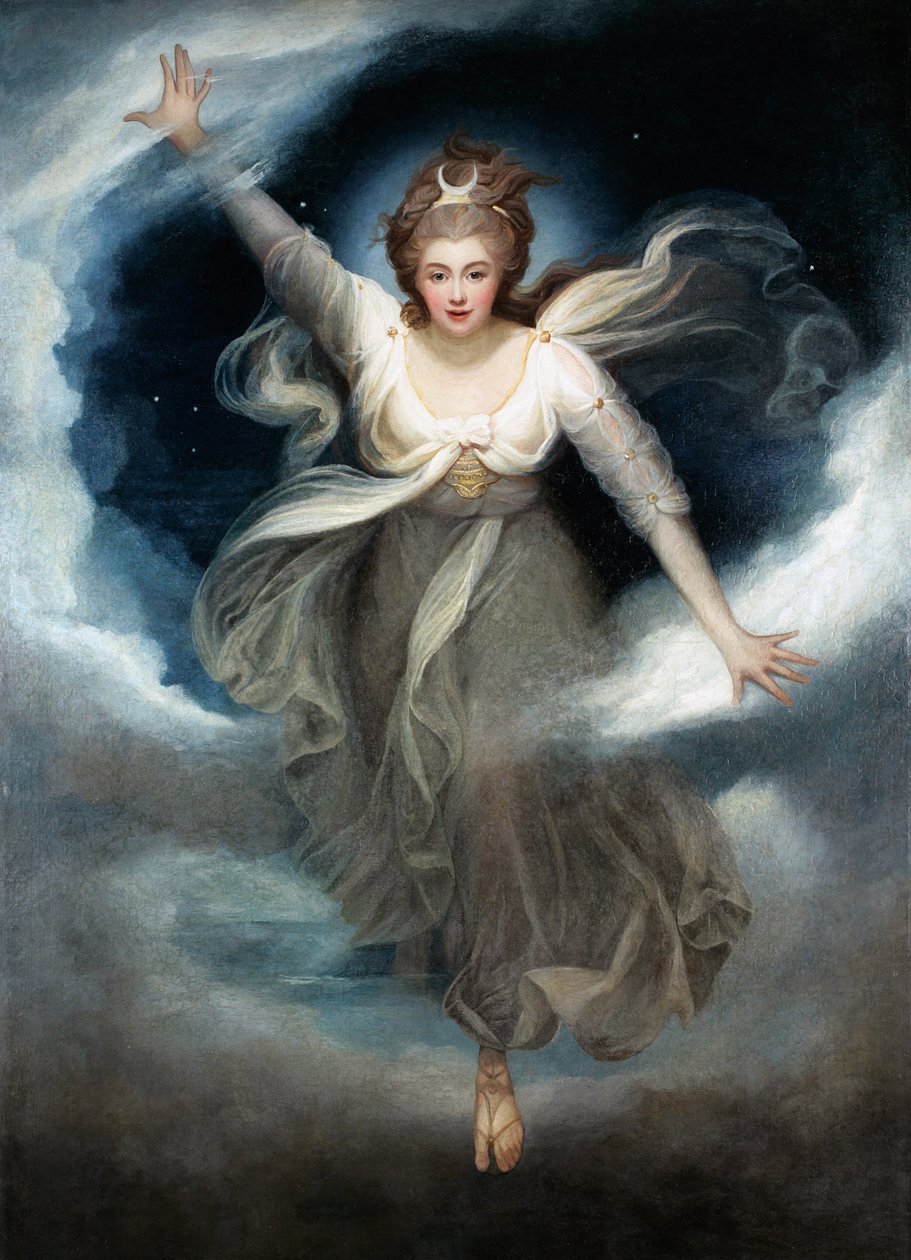 Georgiana Cynthiana Spenserin Faerie Queenesta tekijältä Maria Hadfield Cosway