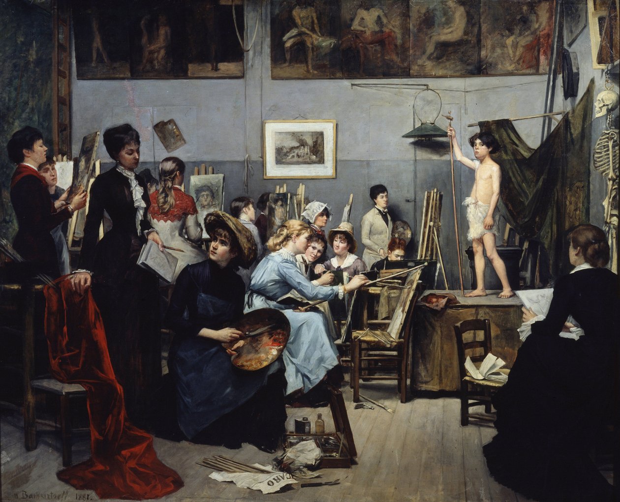 Academy Julianin studio tekijältä Maria Konstantinova Bashkirtseva