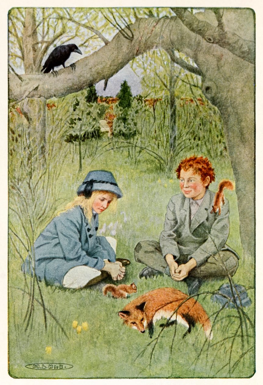 "Näytti tuskin siedettävältä jättää näin ihastuttava" Frances Hodgson Burnettin (1849-1924) The Secret Gardenista. tekijältä Maria Louise Kirk