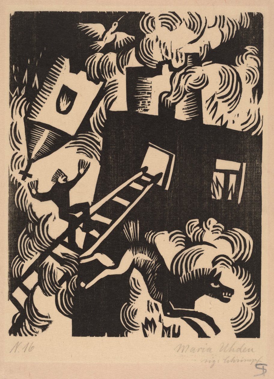 Palava talo, 1918. tekijältä Maria Uhden