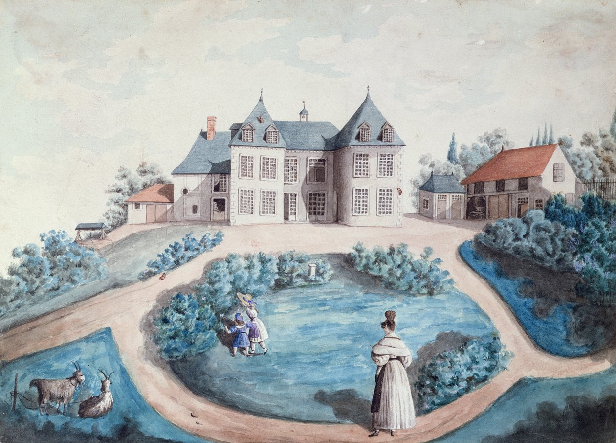Honore de Balzacin (1799-1850) kuvaus Le Lys dans la Valleesta (wc paperilla) tekijältä Maria du Fresnay