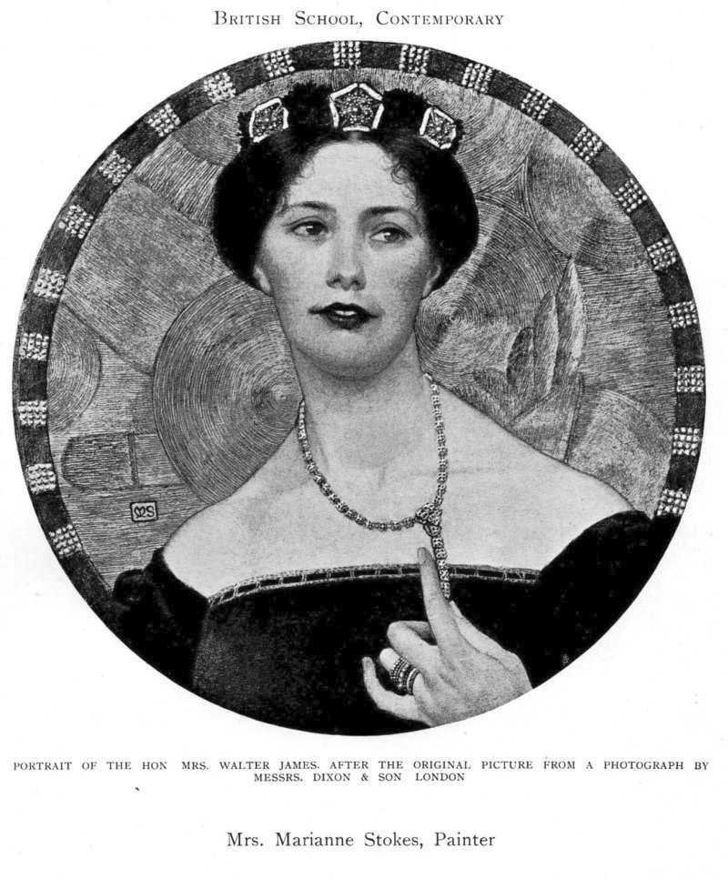 Rouva Walter Jamesonin muotokuva tekijältä Marianne Stokes