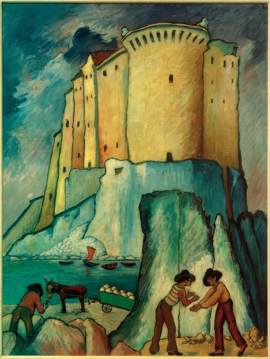 Burg am Mittelmeeri tekijältä Marianne von Werefkin