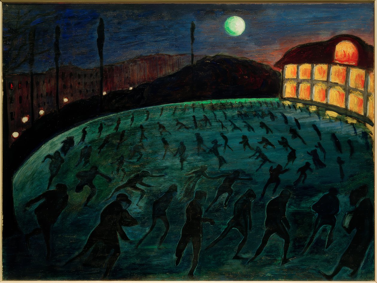 Schlittschuhläufer tekijältä Marianne von Werefkin