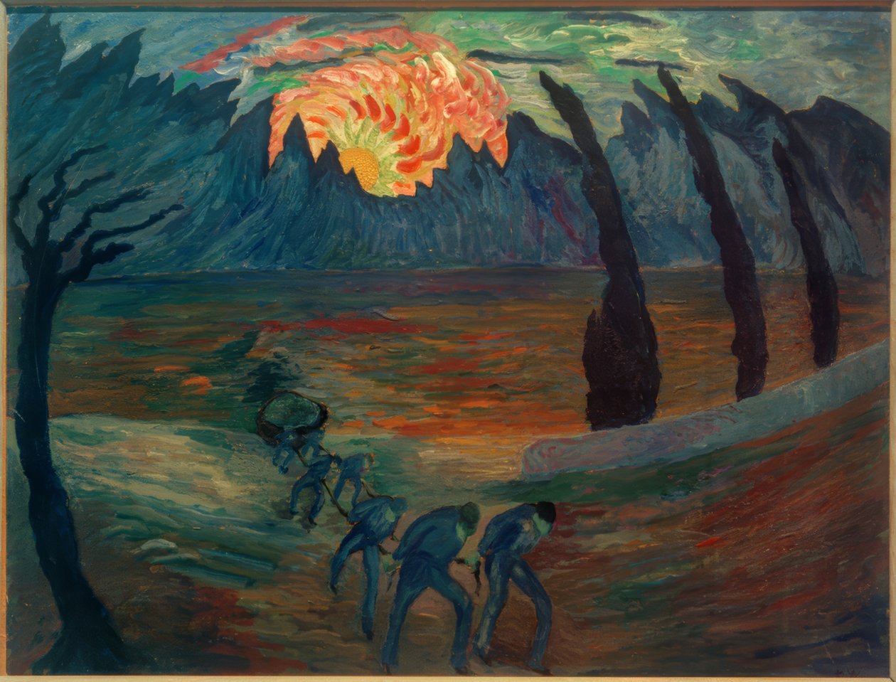 Sonnenaufgang tekijältä Marianne von Werefkin