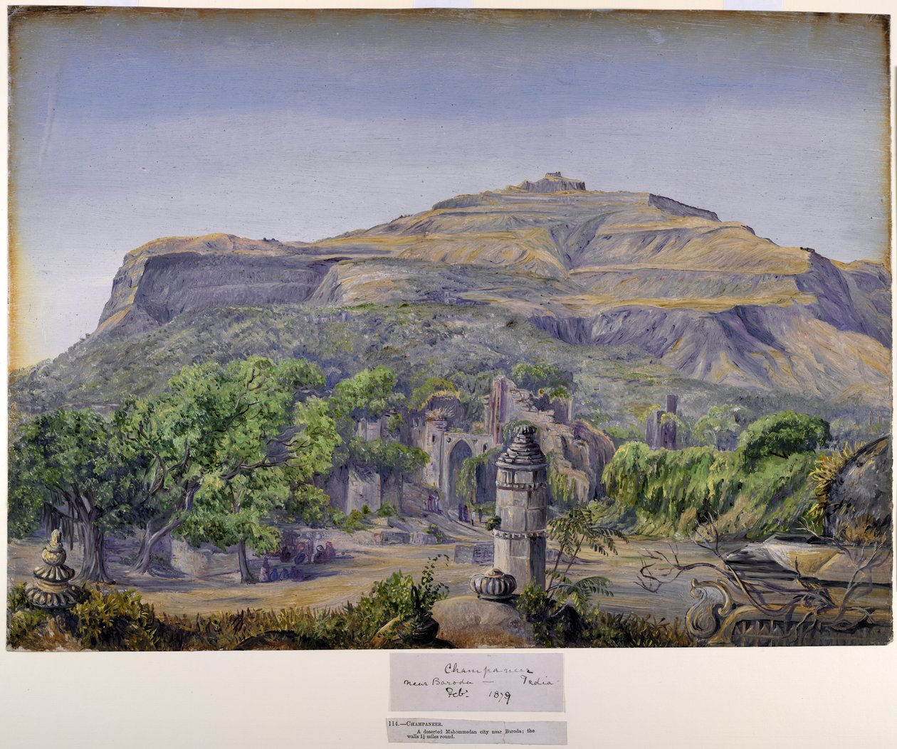 Champaneer, lähellä Barodaa, Intia tekijältä Marianne North