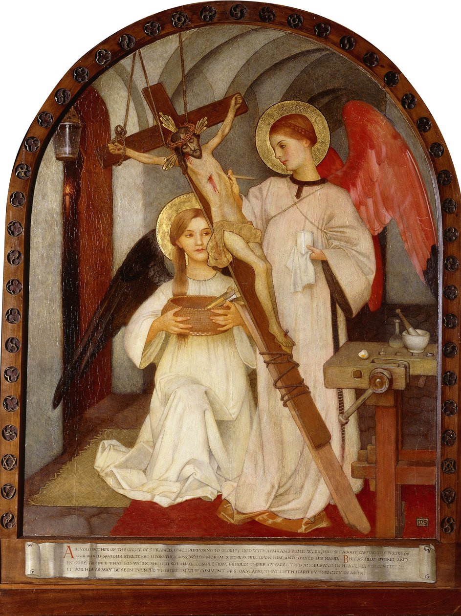 Pyhän Franciscuksen ritarikunnan uskollinen veli, tekijältä Marianne Stokes
