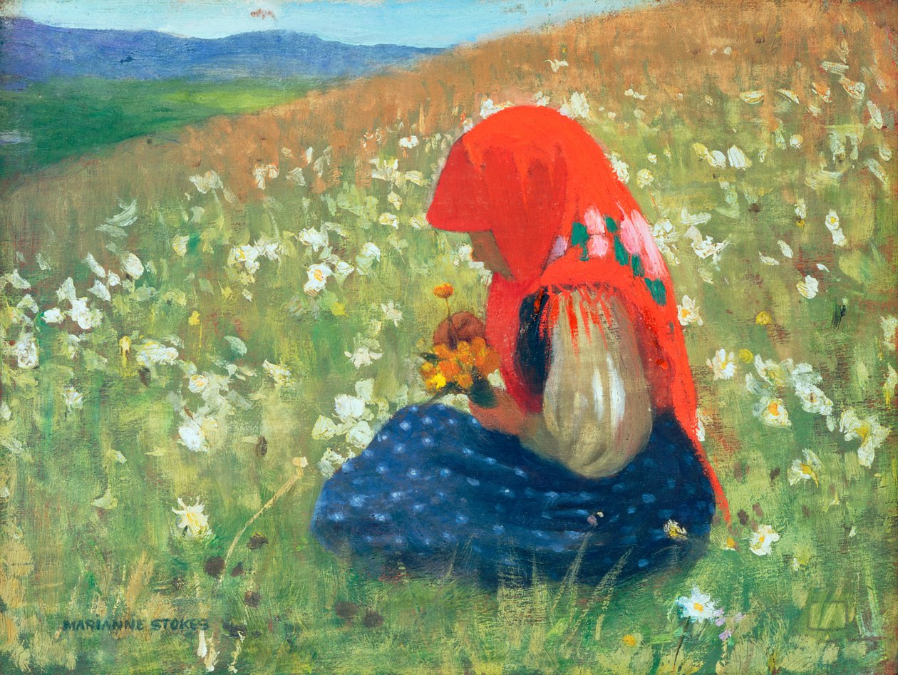 Tatran tyttö, n. 1905-07 tekijältä Marianne Stokes