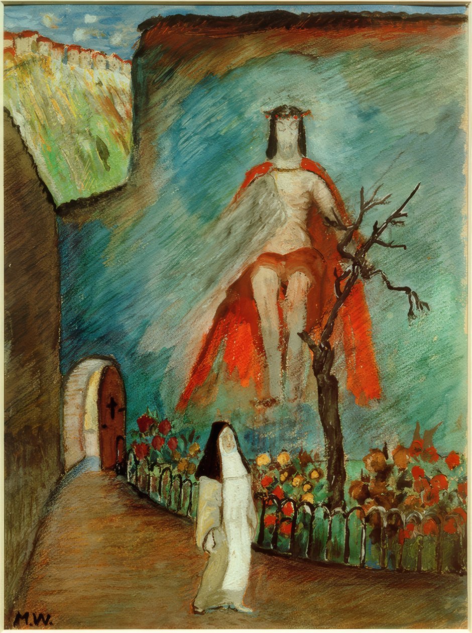 Klostergarten tekijältä Marianne von Werefkin