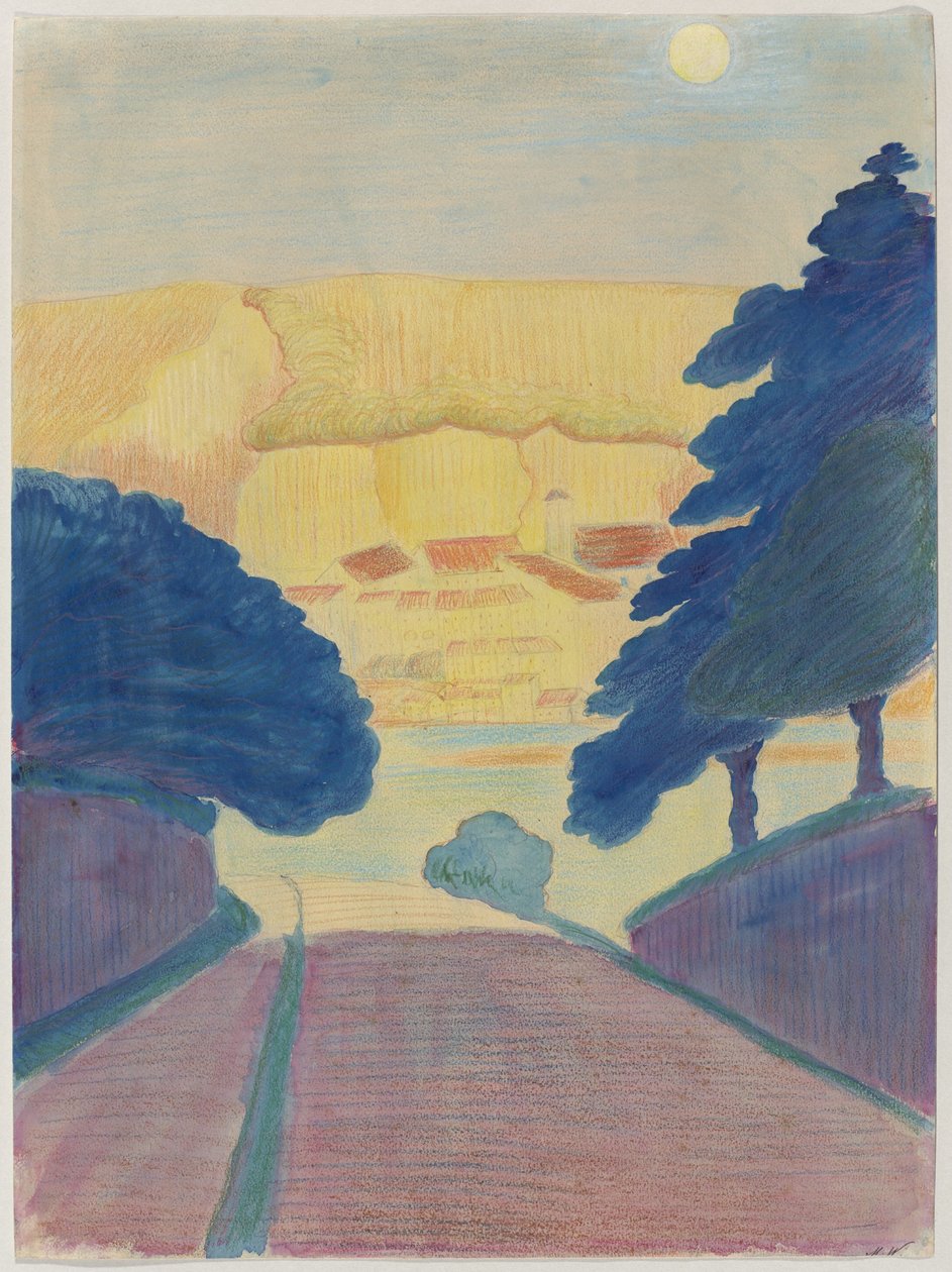vallihautainen linna tekijältä Marianne von Werefkin