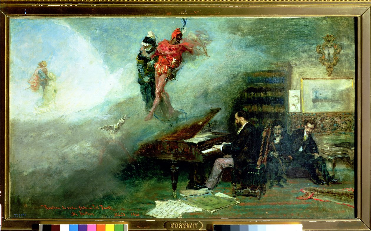 Faust-fantasiaa muistellen, 1866 tekijältä Mariano José María Bernardo Fortuny y Carbó