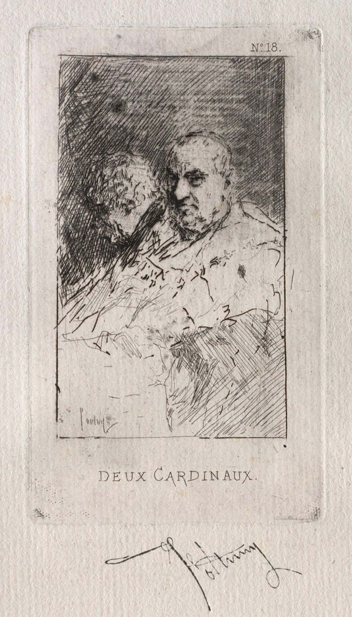 Kaksi kardinaalia. tekijältä Mariano José María Bernardo Fortuny y Carbó