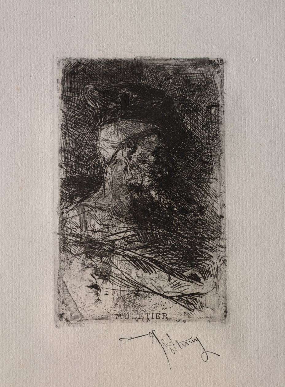 Muletier. tekijältä Mariano José María Bernardo Fortuny y Carbó