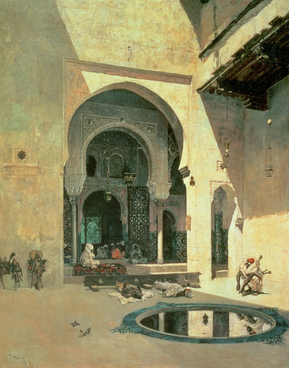 Alhambran tuomioistuin tekijältä Mariano José María Bernardo (1838 74) Fortuny y Carbó