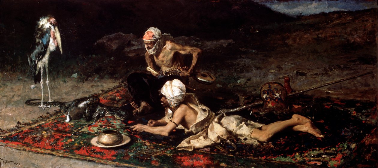 The Snake Charmers, 1870. tekijältä Mariano José María Bernardo Fortuny y Carbó