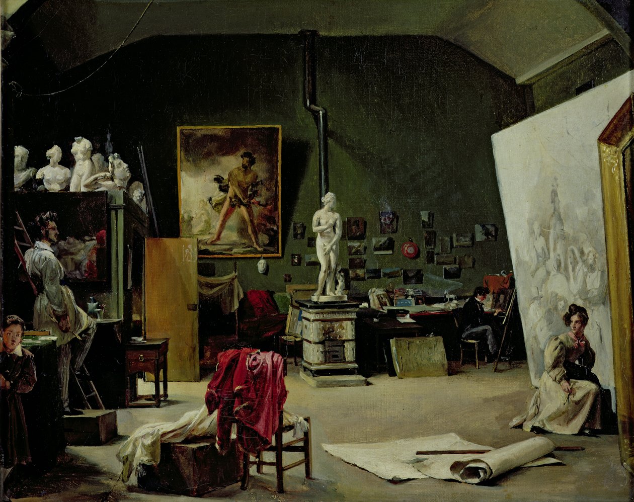 Leon Cognietin studio (1794-1880) tekijältä Marie Amelie Cogniet