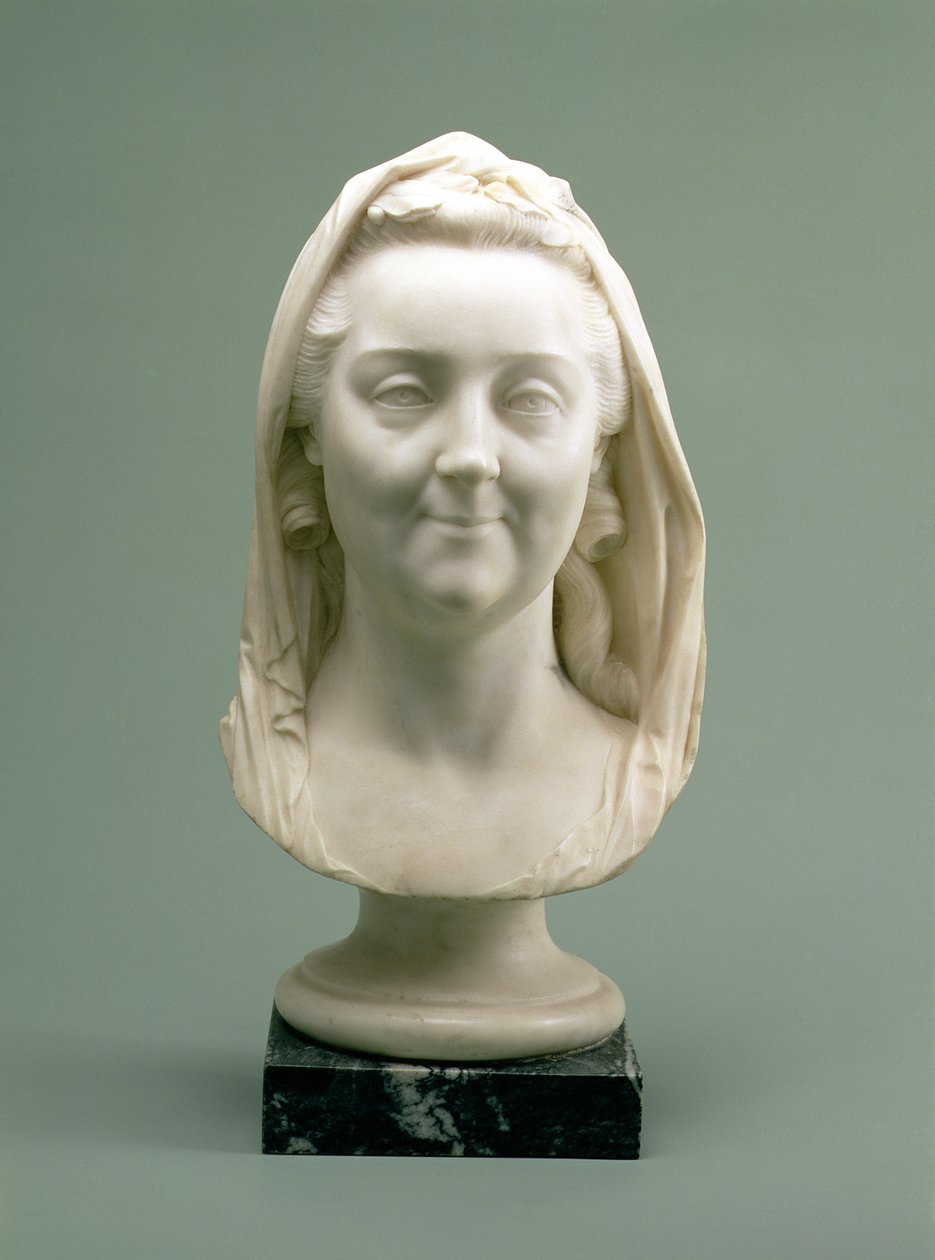 Katariina II:n (Suuren) muotokuva (1729-96), 1770-luku (marmori) tekijältä Marie Anne Collot