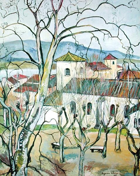 Saint-Bernardin kylä, Ain, 1929 tekijältä Marie Clementine (Suzanne) Valadon