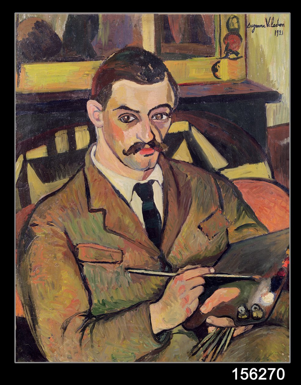 Maurice Utrillon (1883-1955) muotokuva 1921 tekijältä Marie Clementine (Suzanne) Valadon