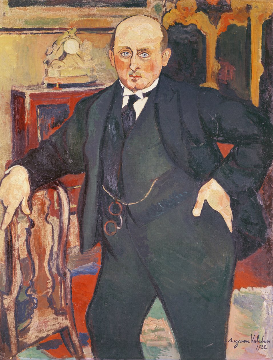 Monsieur Morin muotokuva, 1922 tekijältä Marie Clementine (Suzanne) Valadon