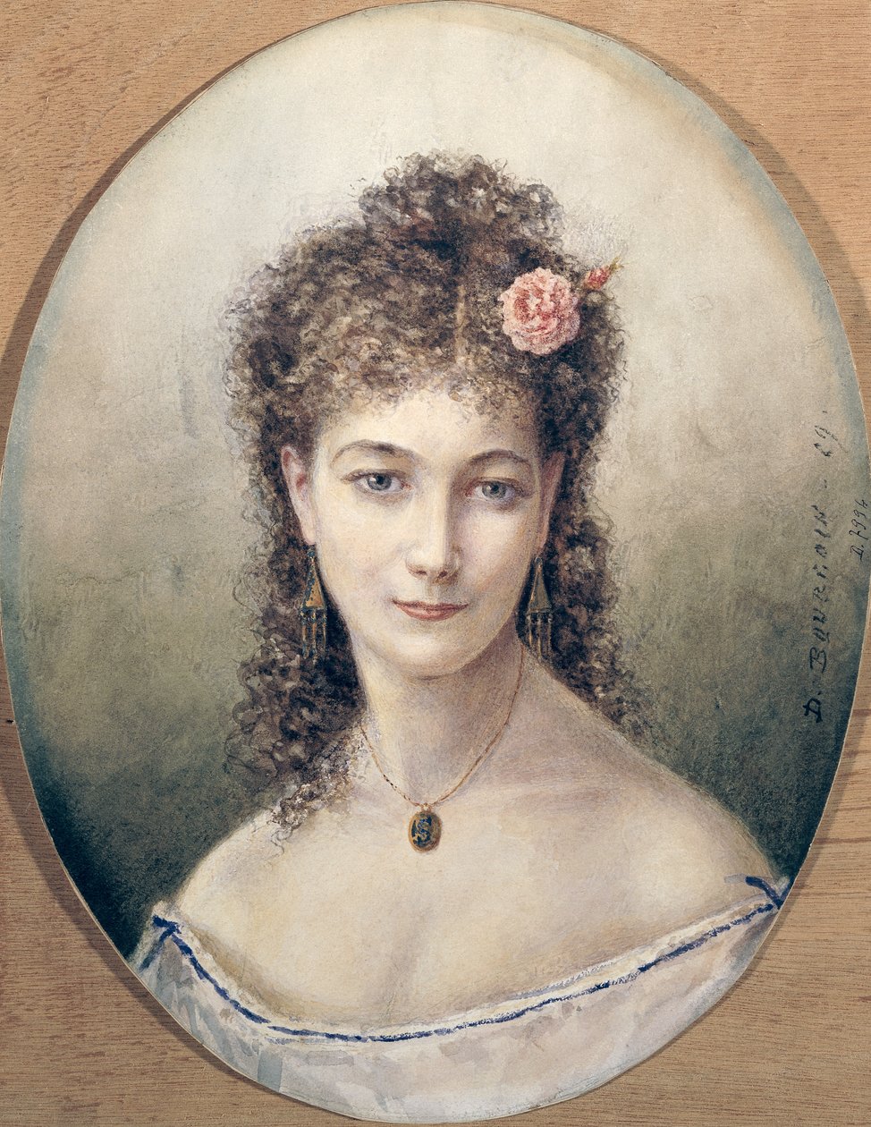 Sarah Bernhardt (1844-1923) 1869 tekijältä Marie Desire Bourgoin