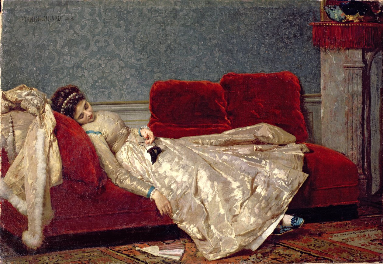 Tanssiaisten jälkeen, 1869 tekijältä Marie Francois Firmin Girard