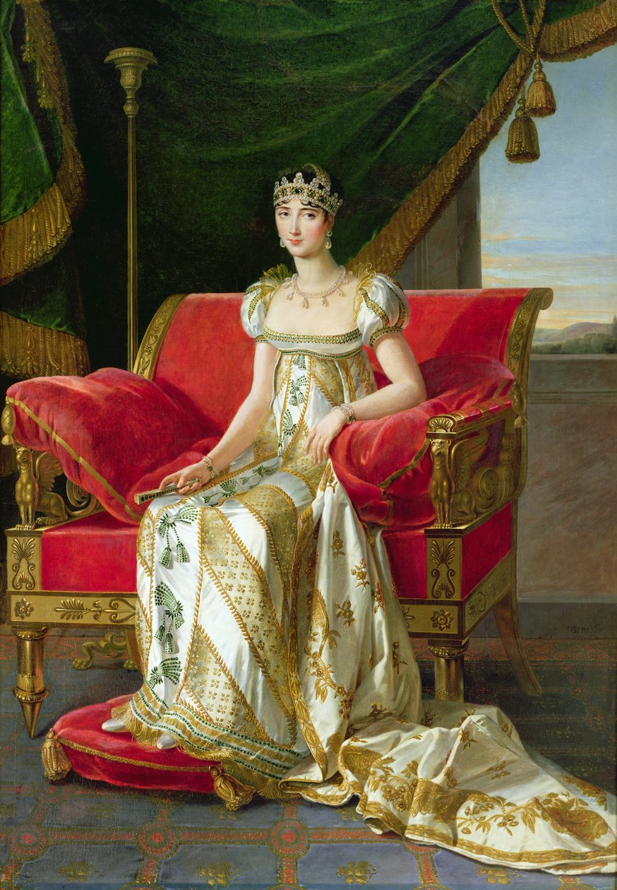 Marie Pauline Bonaparte (1780-1825) Prinsessa Borghese, 1808 tekijältä Marie Guilhelmine Benoist