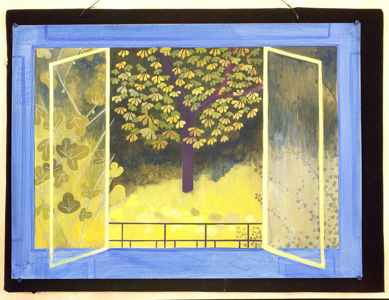 The Chestnut Tree, 1987 (akryylia aluksella) tekijältä Marie Hugo