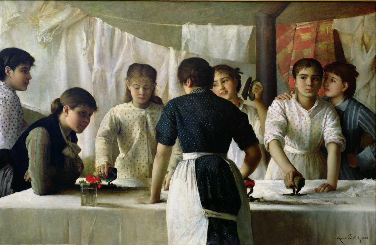 Pesumiehet, 1882 tekijältä Marie Petiet