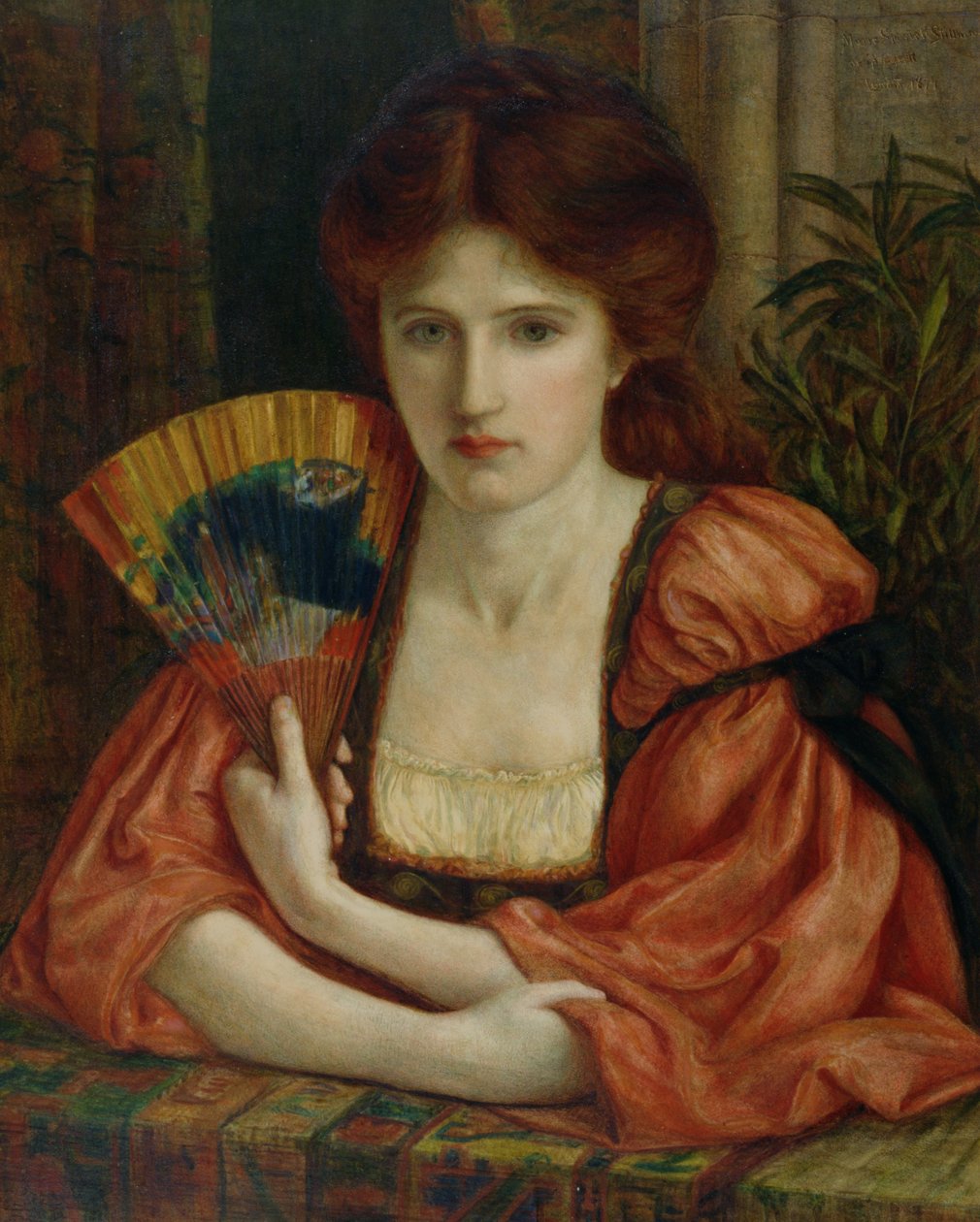 Omakuva (katso myös 183575) tekijältä Marie Spartali Stillman