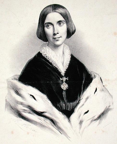 Madame Catinka de Dietz (litho) tekijältä Marie Alexandre (after) Alophe