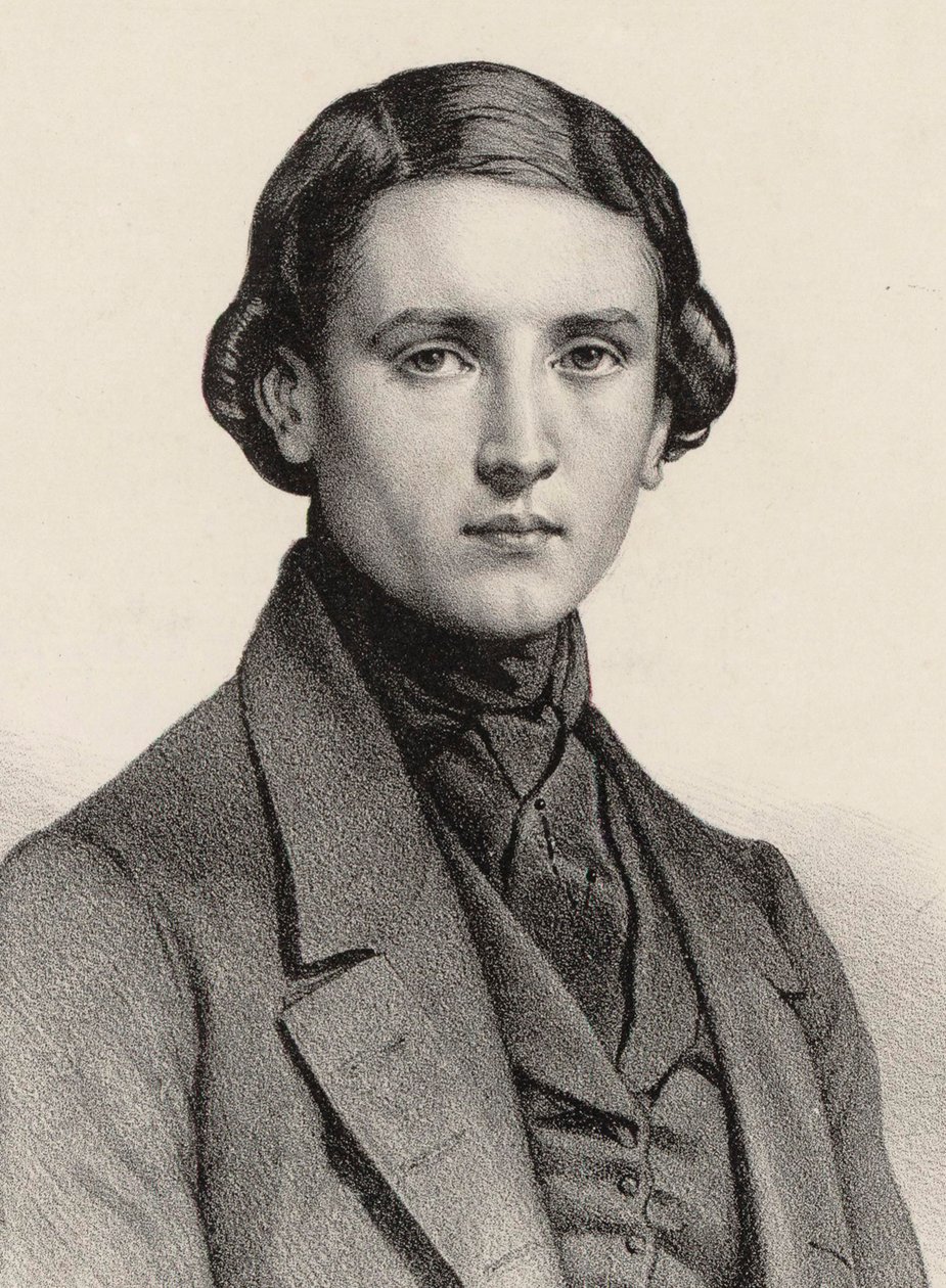 Urkurin ja säveltäjän Louis James Alfred Lefébure-Welyn muotokuva 1817-1869, 1840. tekijältä Marie Alexandre Menut Alophe