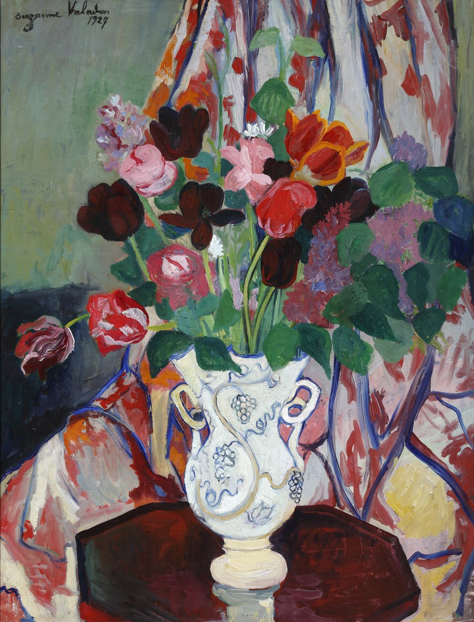 Tulppaanimaljakko, 1927 tekijältä Marie Clementine (Suzanne) Valadon