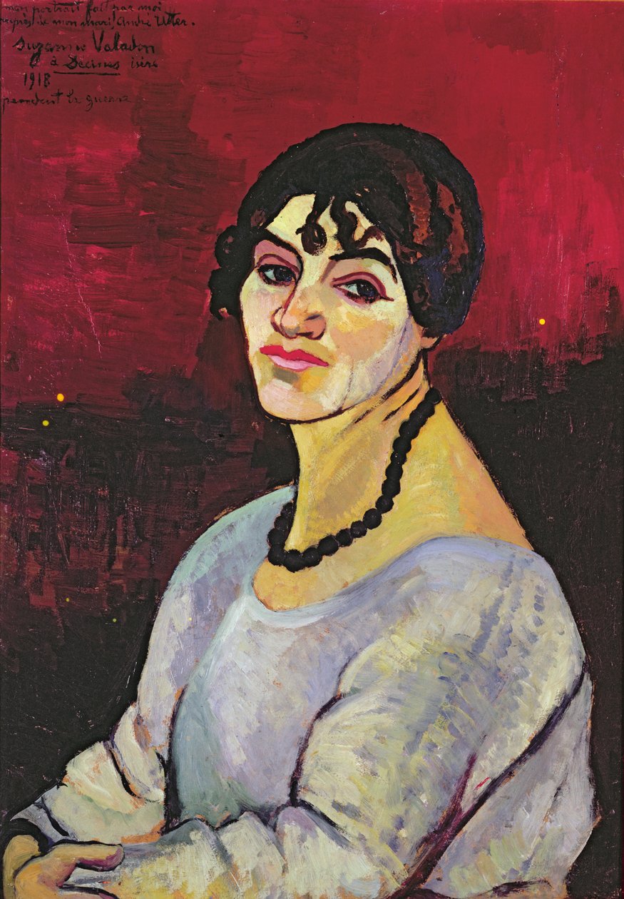 Omakuva, 1918 tekijältä Marie Clementine (Suzanne) Valadon