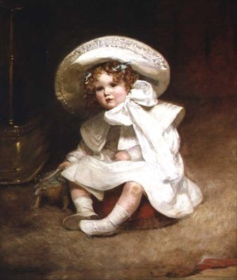 Sir Charles Swinfen Eadyn tyttären Murielin muotokuva tekijältä Marie Elizabeth Seymour Lucas