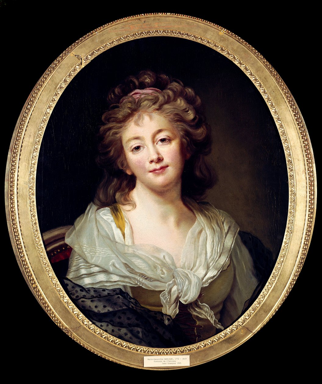 Omakuva. Marie Genevieve Bouliardin (1772-1819) maalaus tekijältä Marie Genevieve Bouliard