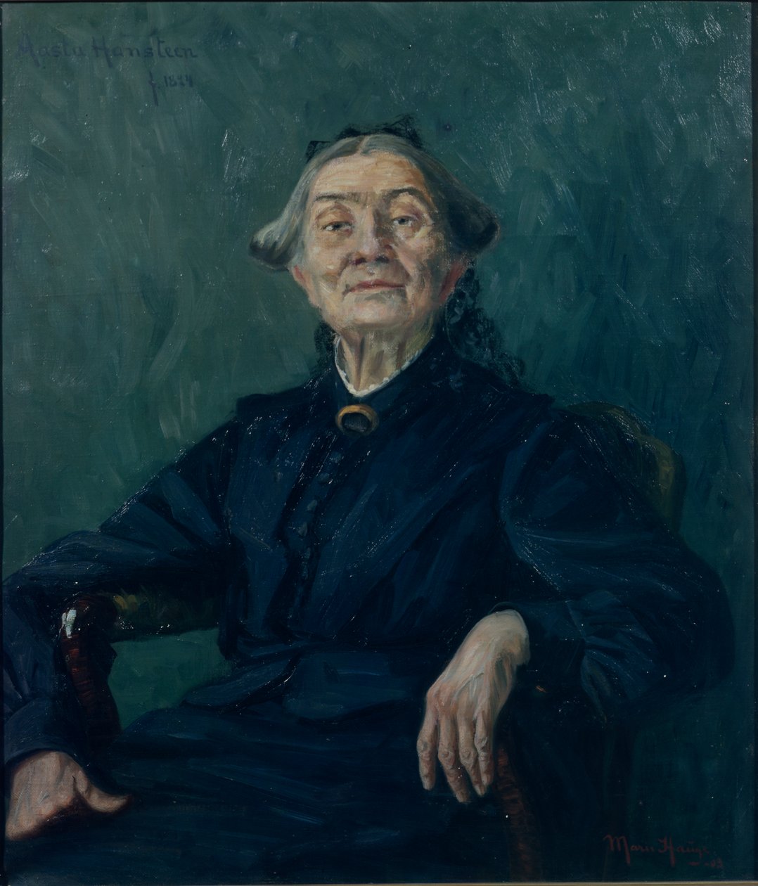 Vuosi Hansteen (öljy kankaalle) tekijältä Marie Hauge