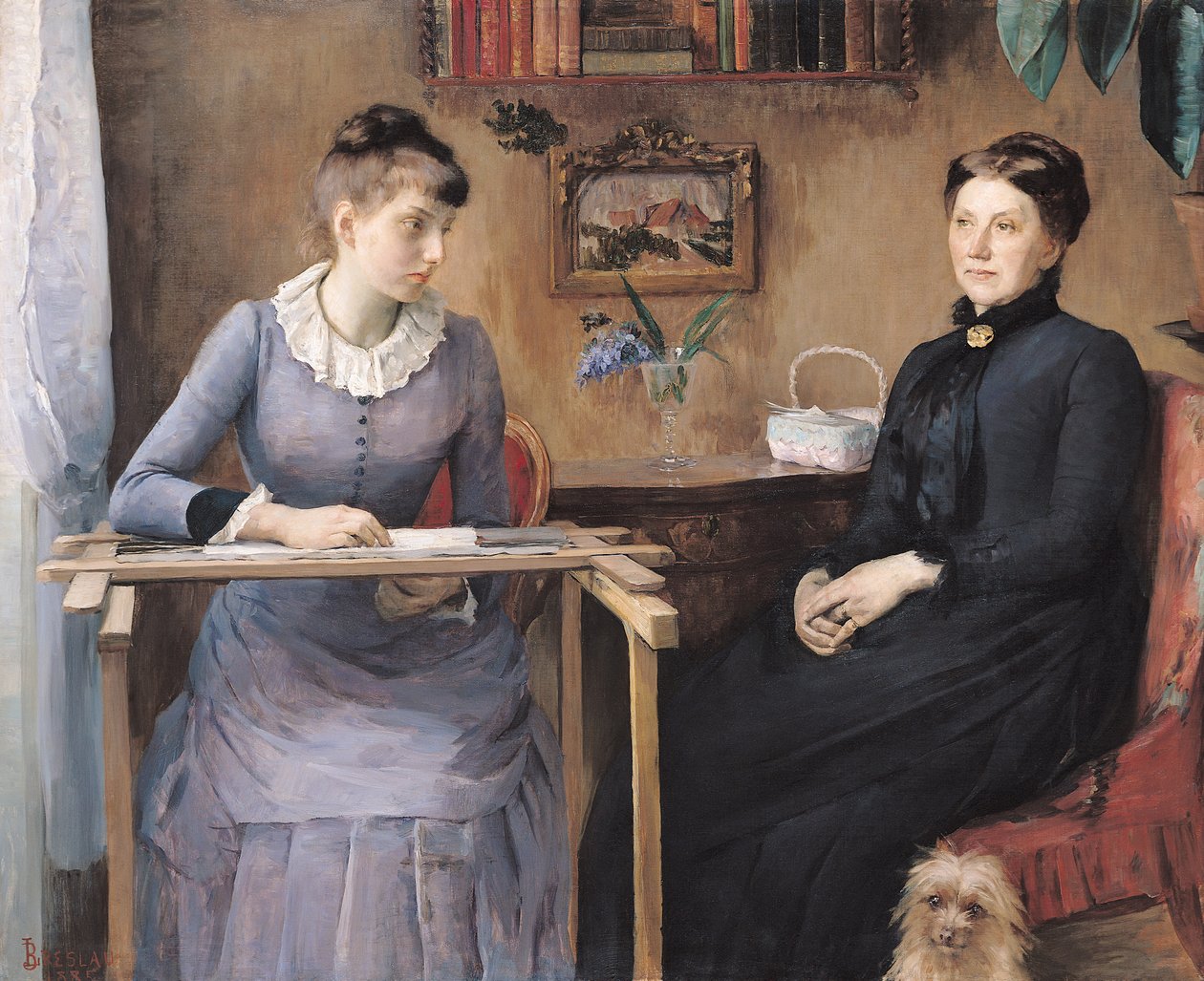 Kotona tai läheisyydessä, 1885 tekijältä Marie Louise Catherine Breslau