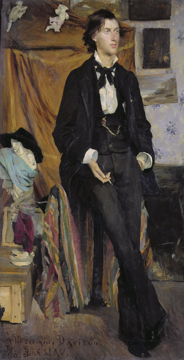 Henry Davisonin muotokuva, 1880 tekijältä Marie Louise Catherine Breslau