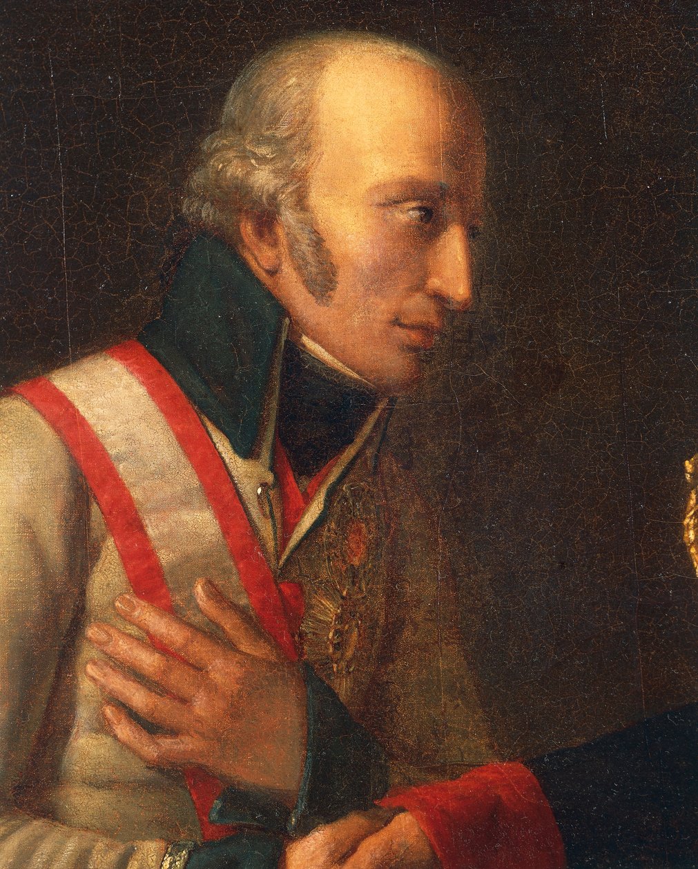 Napoleonin ja arkkiherttua Kaarlen tapaaminen Stammersdorfissa 17. joulukuuta tekijältä Marie Nicolas Ponce Camus