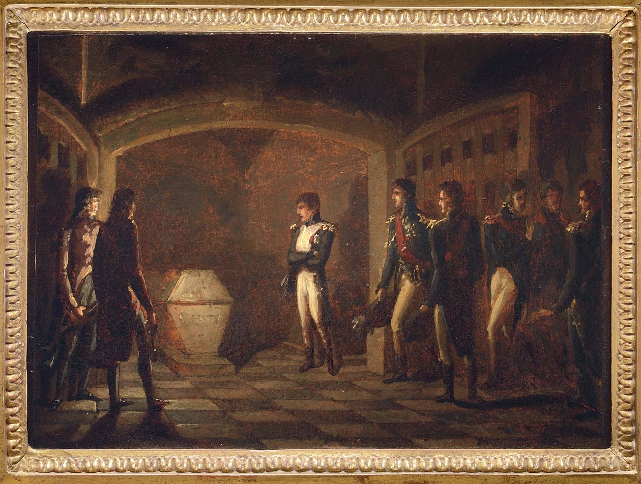 Napoleon ennen Frederick Suuren hautaa, Ponce-Camus, Marie Nicola tekijältä Marie Nicolas Ponce Camus