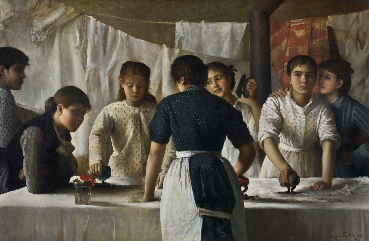 Pesumiehet, 1882. tekijältä Marie Petiet