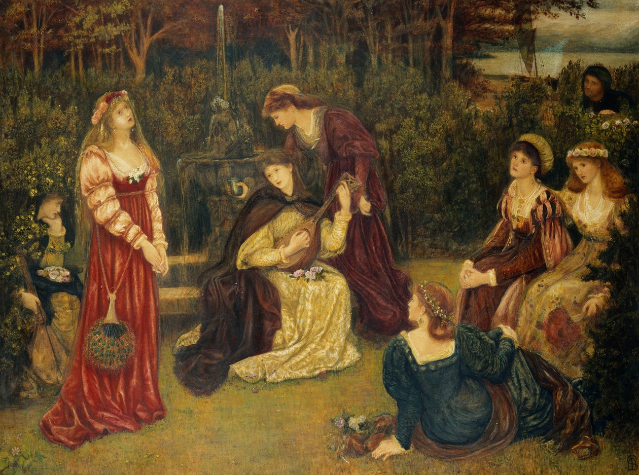 Fiammetta laulaa tekijältä Marie Spartali Stillman