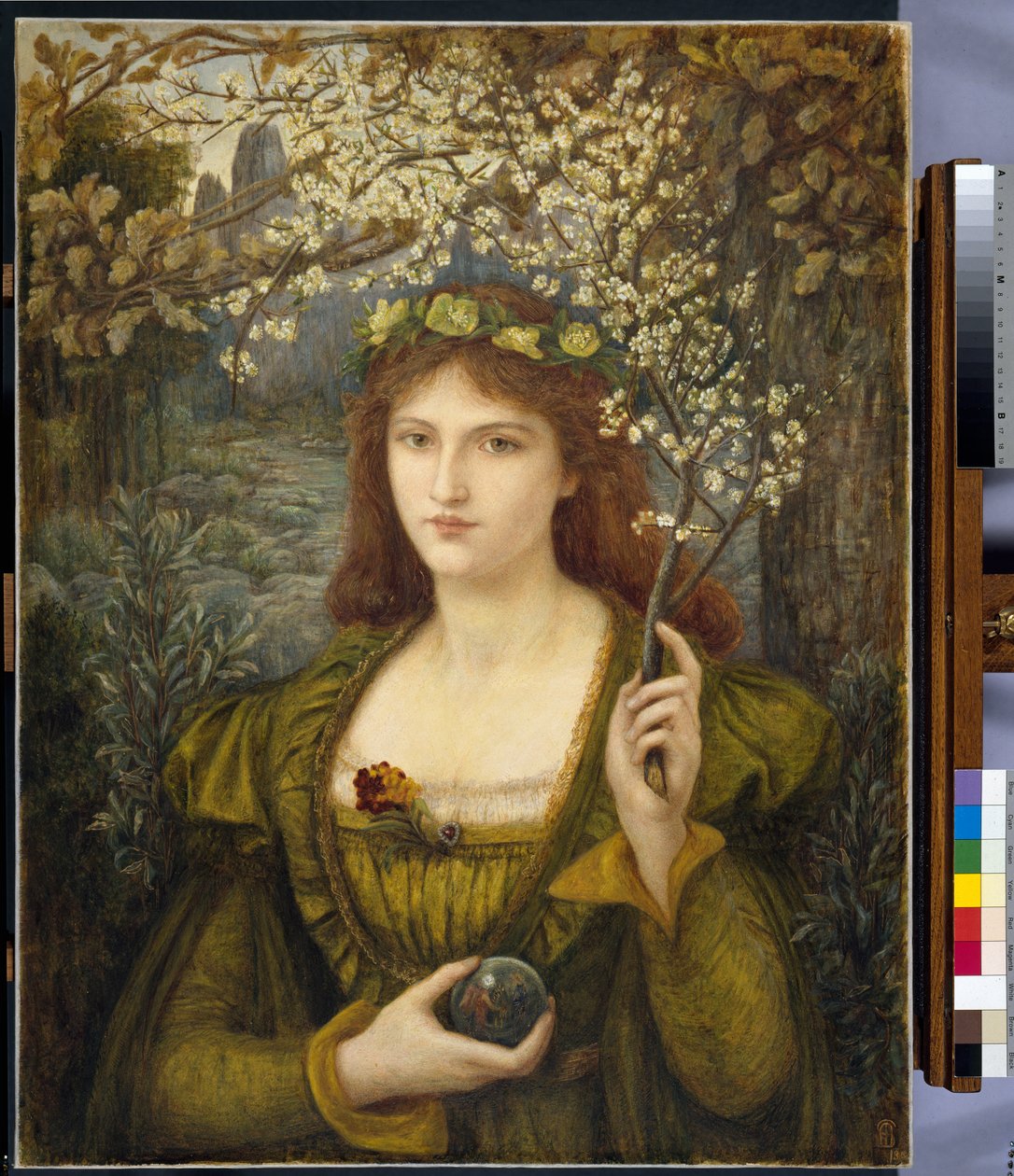 Madonna Pietra Degli Scrovigni tekijältä Marie Spartali Stillman