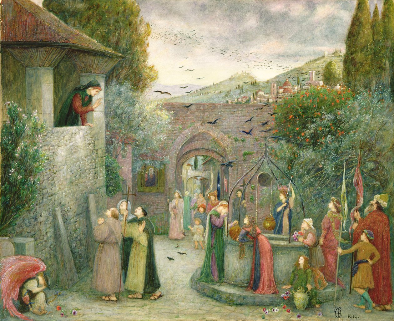Pilgrim Folk tekijältä Marie Spartali Stillman