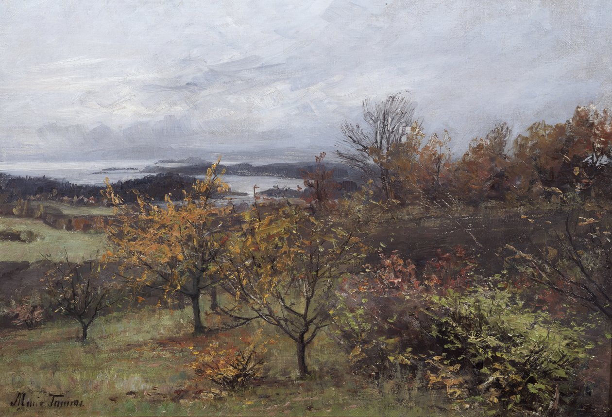 Syksy, Nesbyen (öljy kankaalle) tekijältä Marie Tannæs
