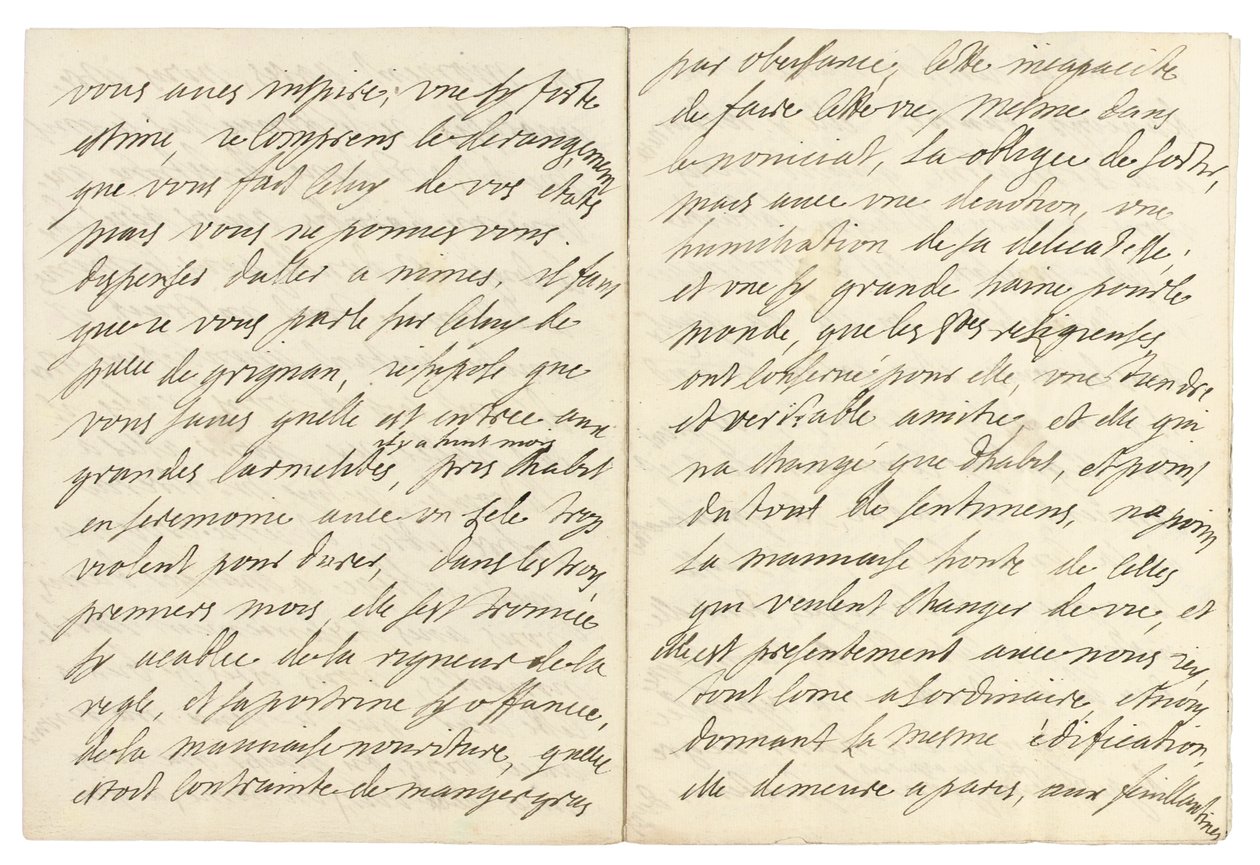 Nimikirjoituskirje Philippe Moulceaulle, Livry, 25. lokakuuta 1686 tekijältä Marie de Rabutin Chantal Sévigné