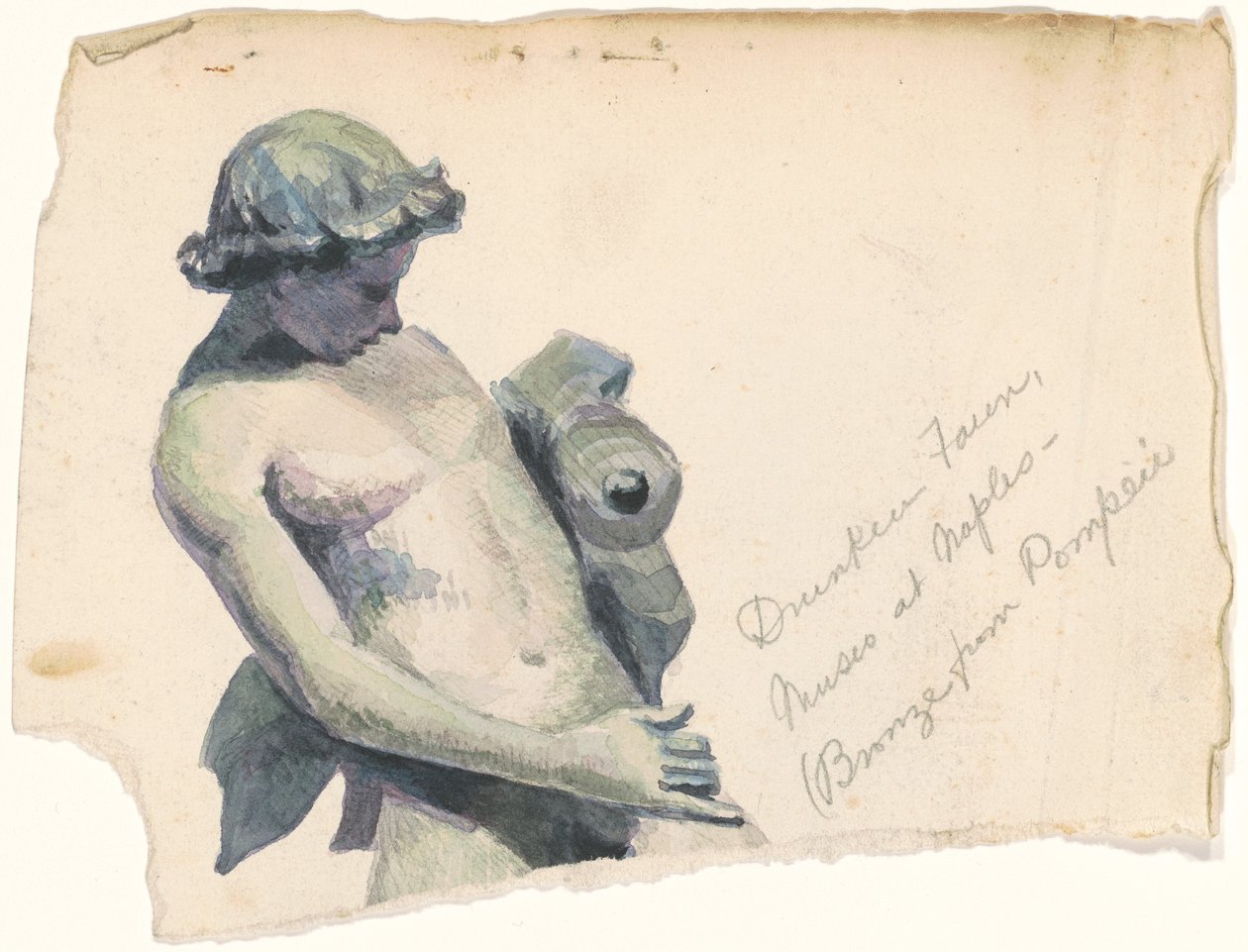 Drunken Faun, Museo at Napoli tekijältä Marietta Minnigerode Andrews