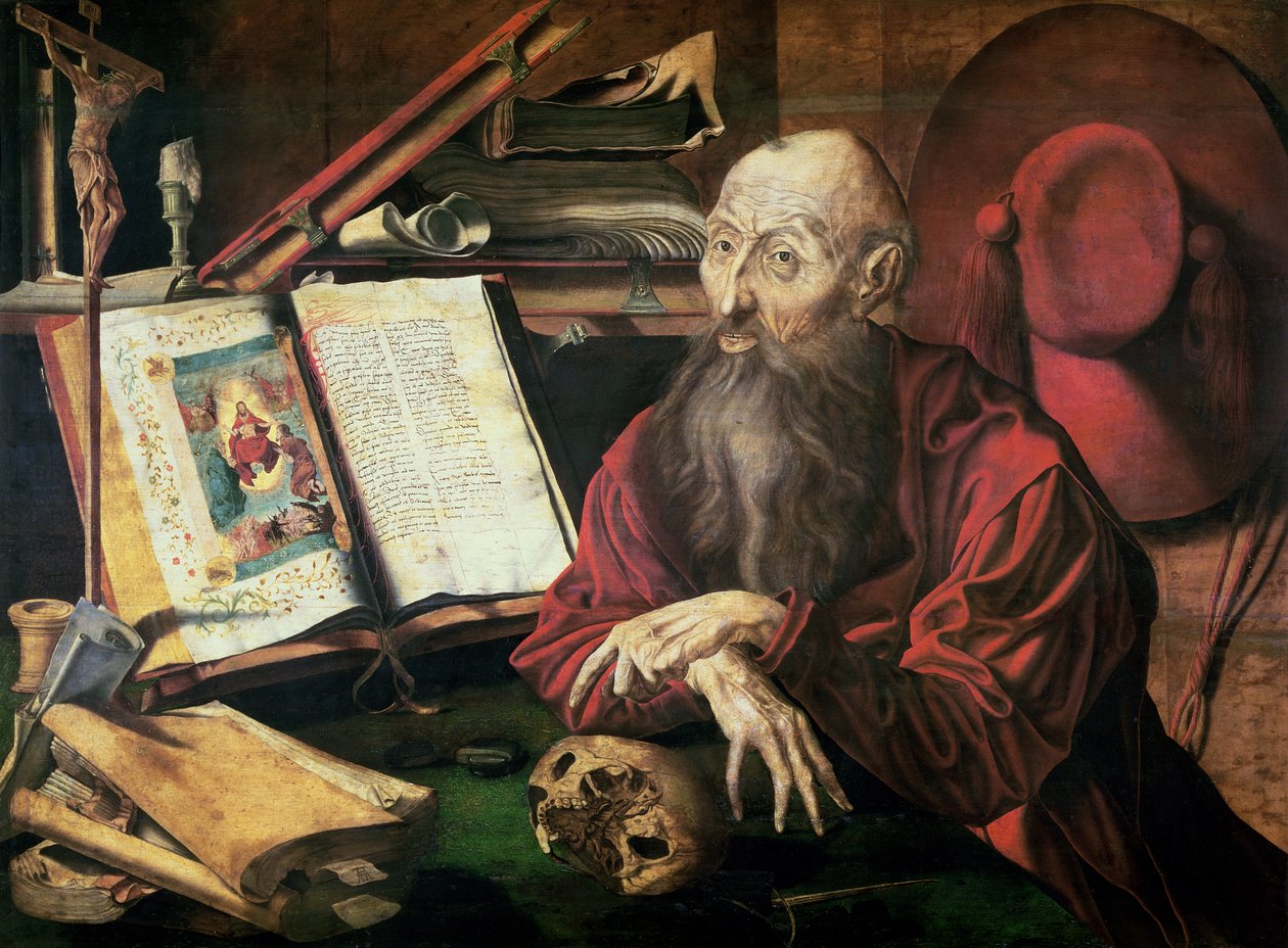 St. Hieronymus, n. 1540–1550 tekijältä Marinus van Roejmerswaelen
