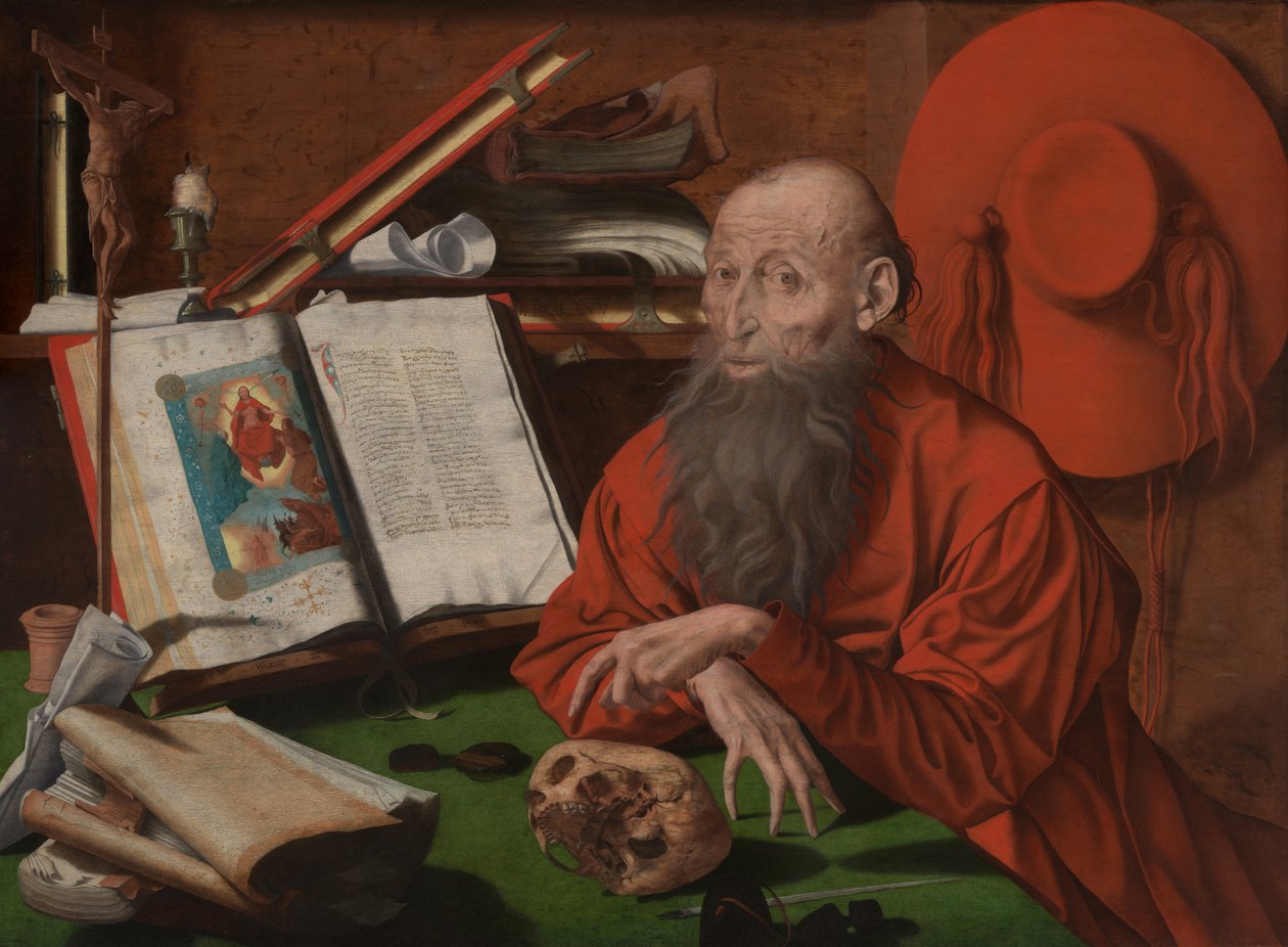 Saint Jerome tekijältä Marinus van Reymerswaele